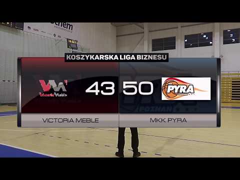 Victoria Meble vs MKK Pyra - XV kolejka - I Liga Poznań - Koszykarska Liga Biznesu