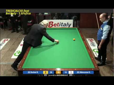 BARBINI vs ABBRUZZESE - 2^PROVA BILIARDO BTP 2016/17 CASERTA