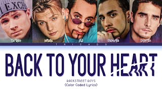 Backstreet Boys - Back To Your Heart (Color Coded Lyrics)