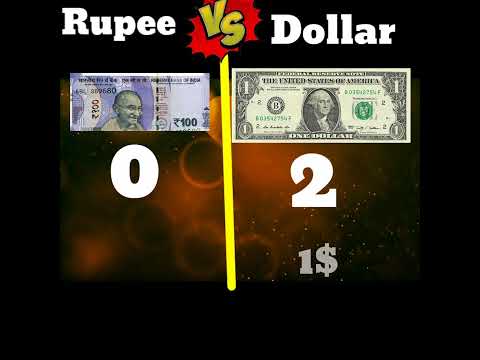 Rupee Vs dollar #comparison #india #usa #shorts