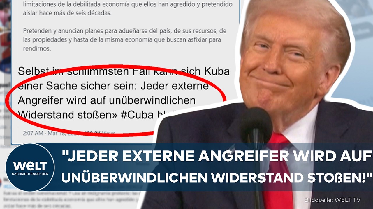 KUBA: Warnung an Trump! Jede Übernahme würde auf Widerstand stoßen! Droht eine Eskalation?