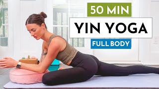 50 Min Yin Yoga - Deep Full Body Stretch for Tension Release