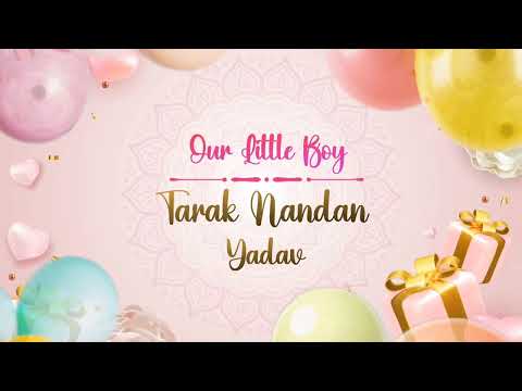 Palla Taraknandan yadav first birthday invitation card💐💐❤️❤️🎂🎂