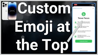 How To Make A Custom Emoji At Top Of iPhone