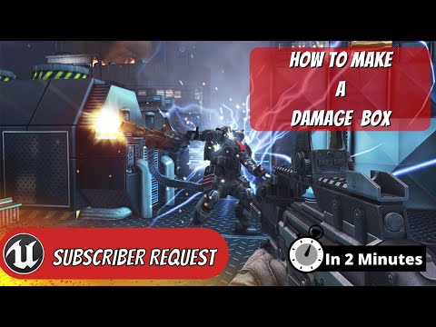 Damage Box | Deal Damage - Unreal Engine Tutorial