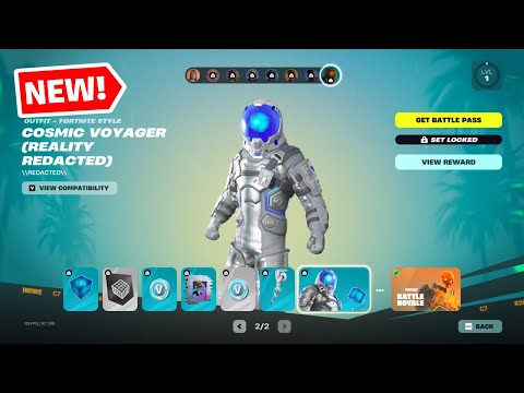 Fortnite NEW Chapter 7 Season 1 Battle Pass FULL Showcase