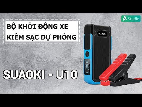 Trên tay bộ khởi động xe kiêm pin sạc dự phòng Suaoki U10