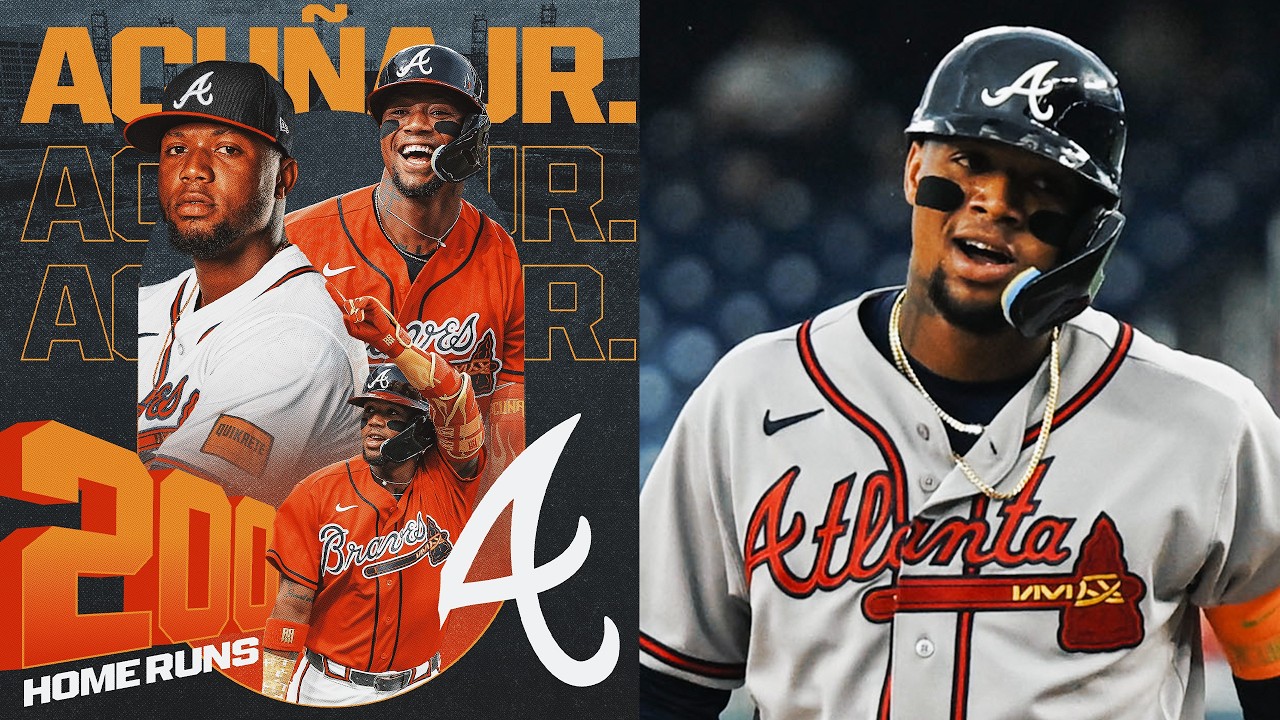 200 career home runs for Ronald Acuña Jr! 💪 | MLB Highlights