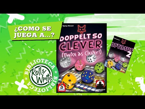 Como se Juega a Optimus 2 - Doppelt So Clever en castellano (Juego de Mesa Roll & Write )