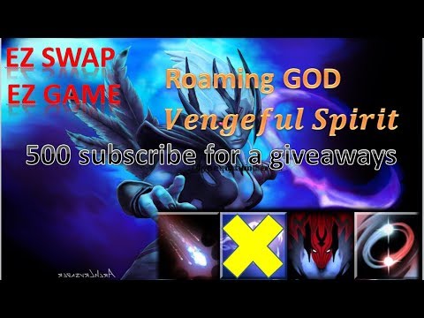 Roaming KING? vengeful spirit @ 27 kills!! Dota 2 Gameplay by FK11 Live Stream