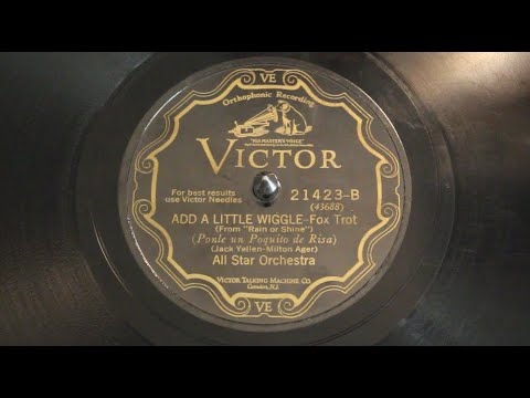 Add A Little Wiggle - All Star Orchestra, 1928