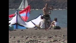 preview picture of video 'Kite Flying with Body Language on the Columbia Gorge - Hood River, Oregon'
