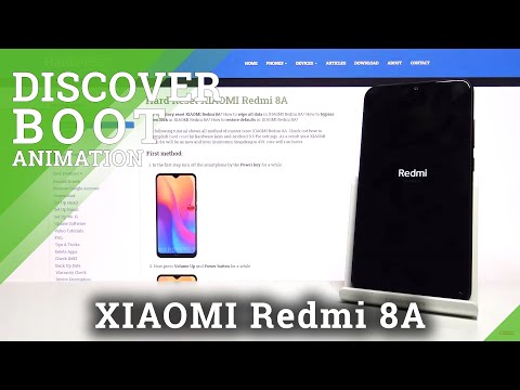 How to Boot Animation Look in Xiaomi Redmi 8A - Loading Animation