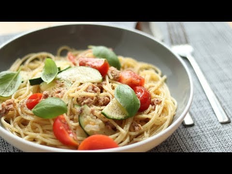 #szybki obiad | makaron z tuńczykiem