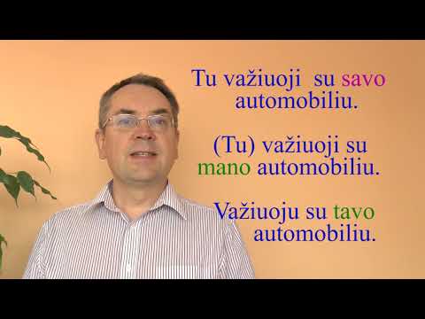 LITHUANIAN LESSON 110 - MINE IS NOT A STRANGER - Savas nėra svetimas