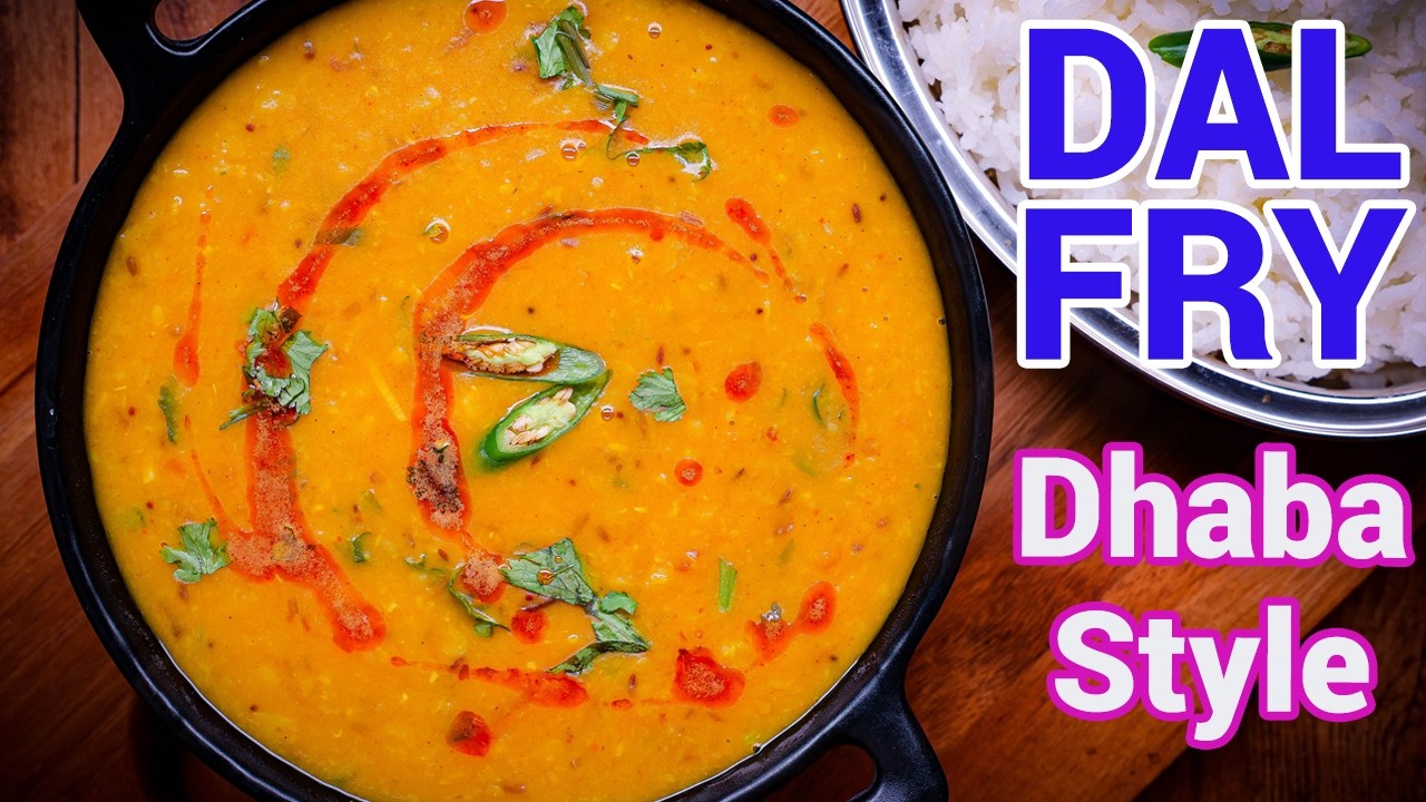 Dhaba Style Dal Fry 😍🔥 - दाल फ्राई का Secret Tadka | Secret Tadka Recipe Like Restaurant Dal
