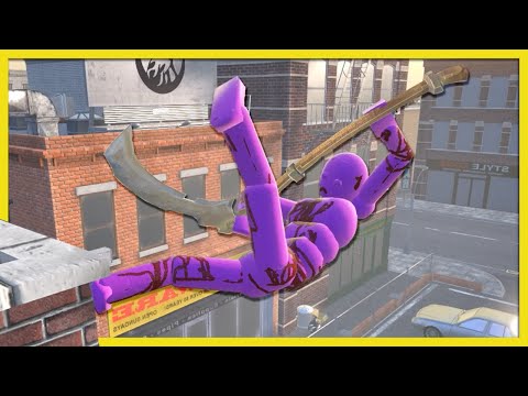 NPC Wars on the Rooftops [AI NPC Fight with Active Ragdoll Physics] #17