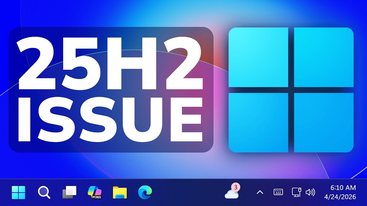 New Windows 11 25H2 Problem in the Latest Main Release Update KB5083769 or 26200.8246 (How to Fix)