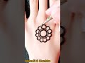 Flower tikki mehndi design ❤️ | Eid mehndi design | #henna #shorts