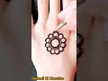 Flower Tikki Mehndi Design ️ Eid Mehndi Design Henna Shorts