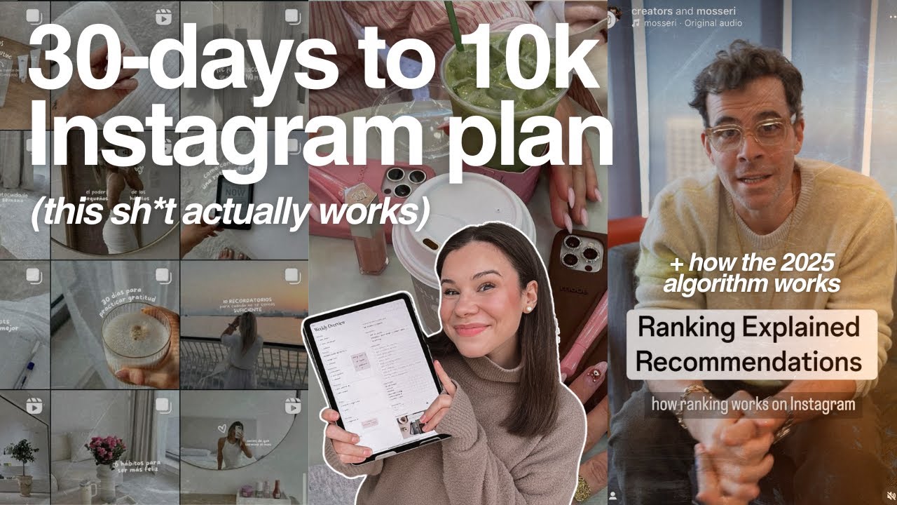 Your 30 day plan to blow-up on Instagram in 2025: Content calendar, templates + the algorithm 101