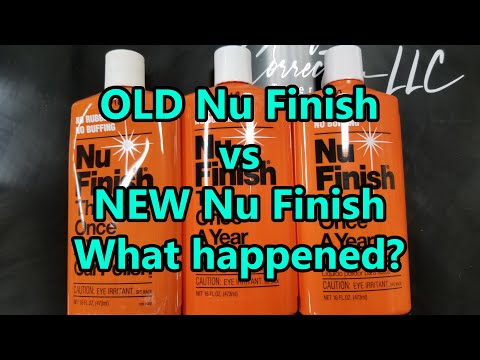 NuFinish - Old bottle vs new - did the formula change?  Lets find out!