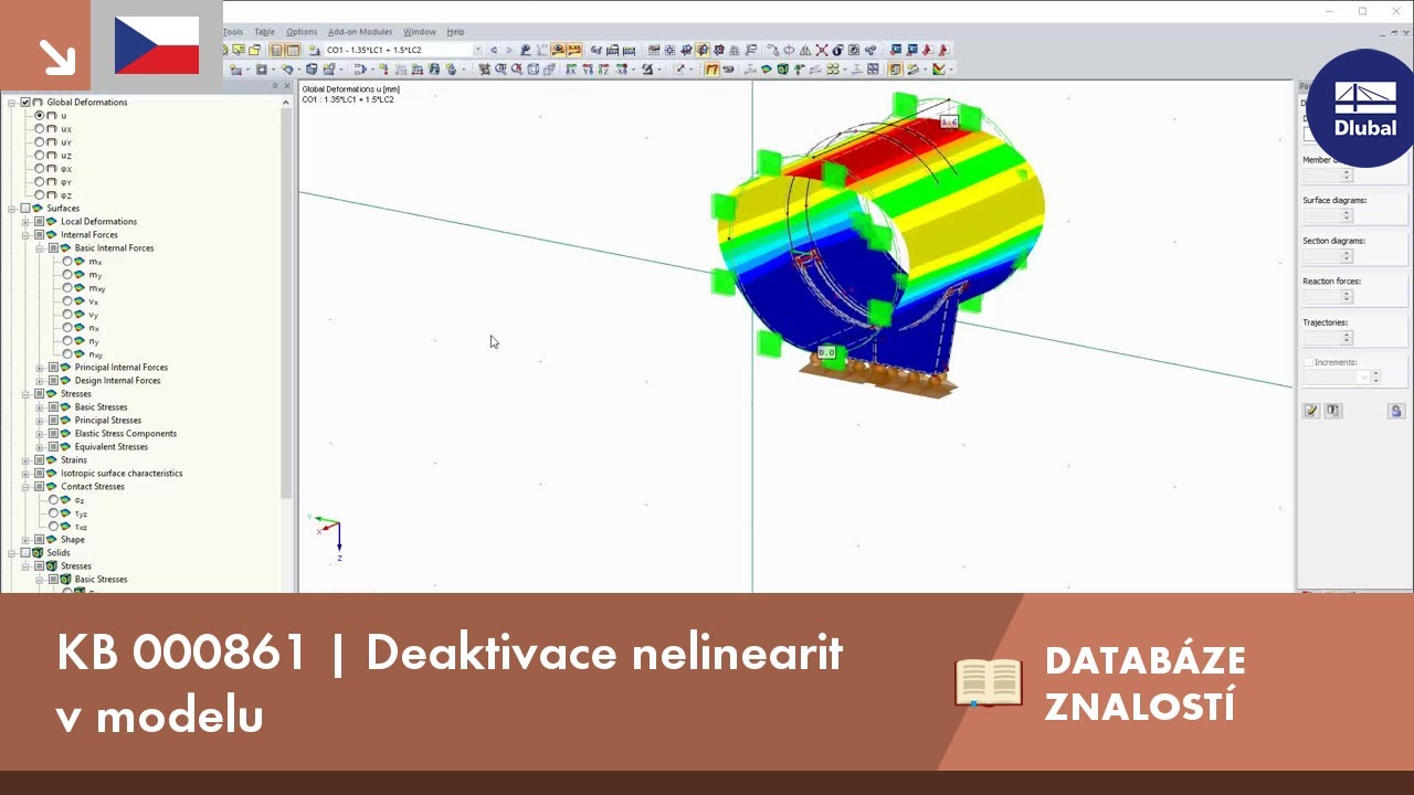 KB 000861 | Deaktivace nelinearit v modelu