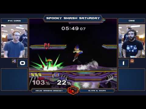 Spooky Smash Saturday Melee Singles - PVC Chris (Falco) vs CAKE (Climbers/Fox) - Winners Bracket