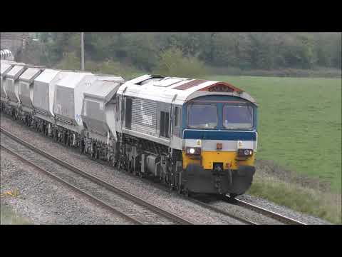 The class 59 locomotive all 15 of them at various locations 59101 - 59104 part 2 of 3