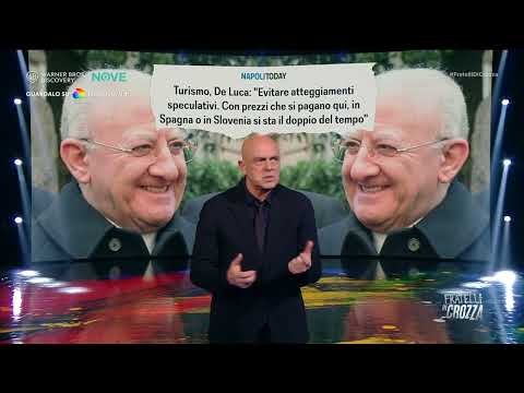 Il monologo di Maurizio Crozza sull'ultima invenzione napoletana: "l'orologio di cortesia"