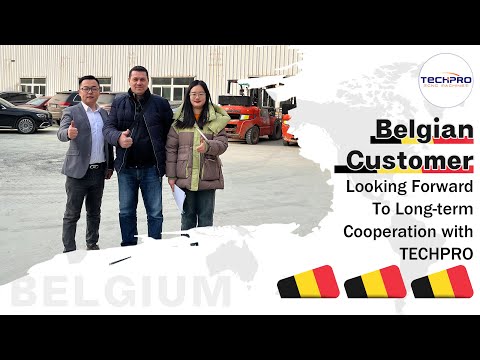 Welcome Belgian Customers to Visit TechPro ATC Wood CNC Router Machine TPM1325D