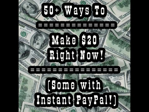 , title : '50+ Ways To Make $20 Right Now (Some with Instant PayPal!)'