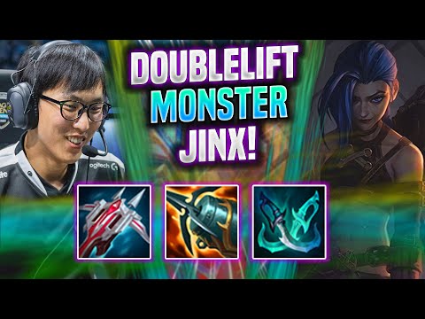 DOUBLELIFT IS A MONSTER WITH JINX! - Doublelift Plays Jinx ADC vs Jhin! | Season 2022