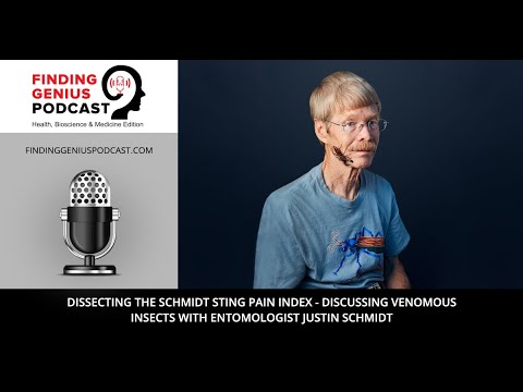 Dissecting the Schmidt Sting Pain Index - Discussing Venomous Insects with Justin Schmidt - YouTube