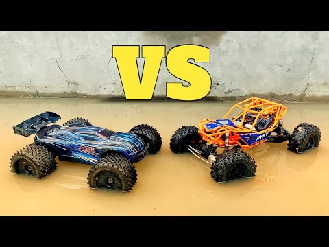 JLB Cheetah RC Car vs Axial Ryft Crawler | Remote Control Car | RC Cars