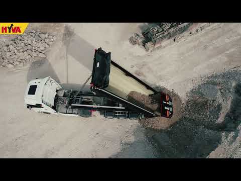 BENNES MARREL, DAF TRUCKS and HYVA Alpha transport in the mine