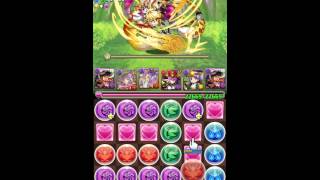 【パズドラ】オオクニヌシで闇の猫龍のSランクを狙う！