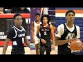 High School Hoopers With NBA Bags