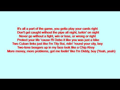 50 Cent feat  NLE Choppa & Rileyy Lanez - Part of the Game  (Lyrics video)