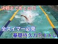 【水泳】全スイマー必見!基礎持久力向上トレ