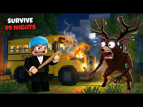 NASIRA ANG SASAKYAN NAMIN SA GUBAT | Roblox | SURVIVE 99 NIGHTS in the FOREST STORY