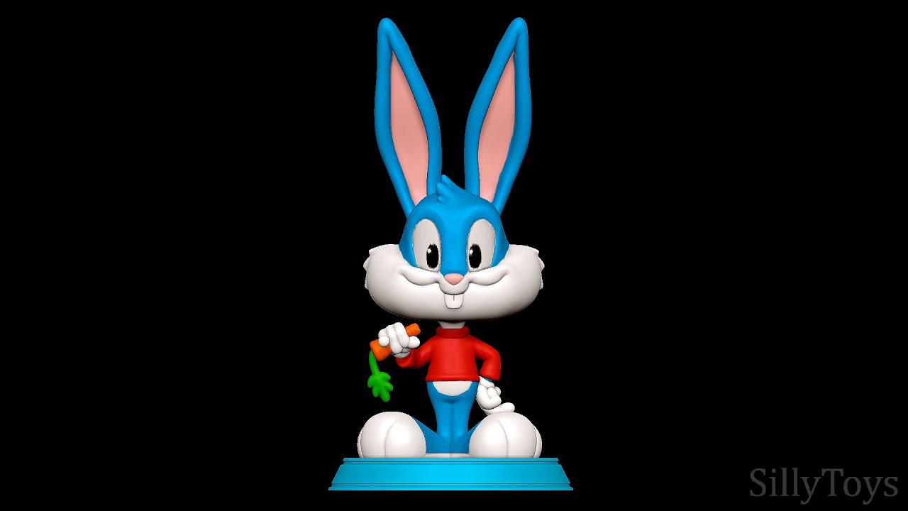 Buster Bunny - Peque&ntilde;as aventuras de dibujos animados Modelo de impresión 3D