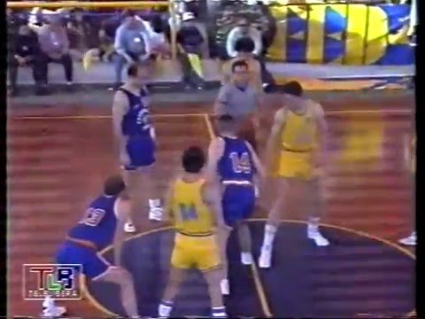 Serie B2 1991-92, gara1 semifiale playoff: Libertas Puteoli  - C.R.C. Battipaglia (1° tempo)