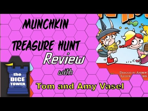 Dice Tower Girl Reviews - Munchkin Treasure Hunt