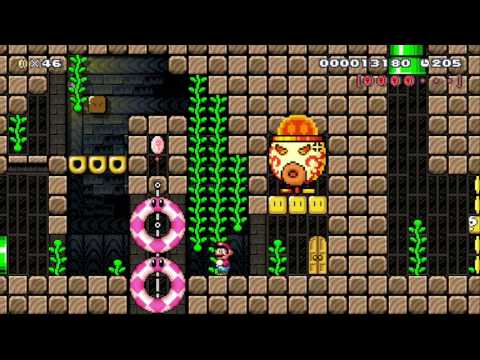 Return to Turboblaze Temple by JungleB - SUPER MARIO MAKER - NO COMMENTARY 1AU