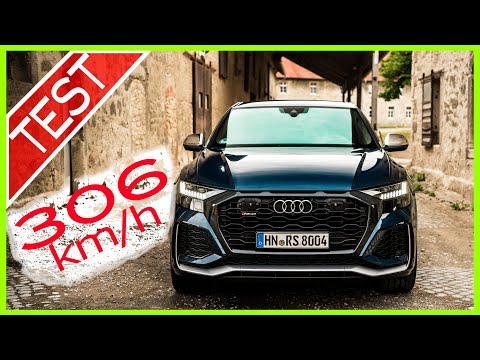 306 km/h im Audi RS Q8 SUV mit 600 PS! Schafft er es wirklich? Beschleunigung | Vmax | Autobahn