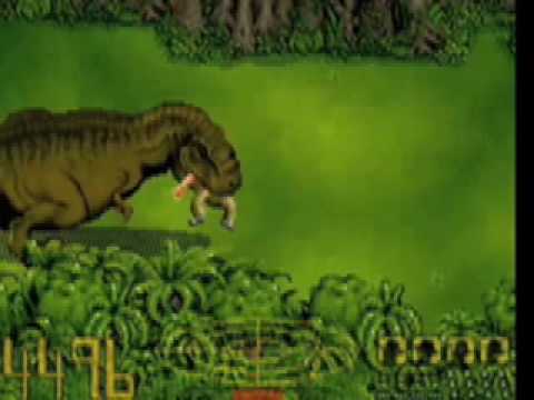 jurassic park super nintendo trex