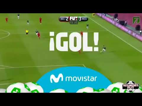 Golazo del Chucky Hirving Lozano en Belgica vs Mexico 2-3