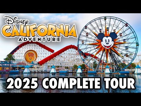 Disney California Adventure 2025 - Full Walkthrough & Ride POVs [4K60]