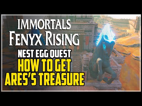 How to Acess Ares's Treasure Nest Egg Quest Immortals Fenyx Rising